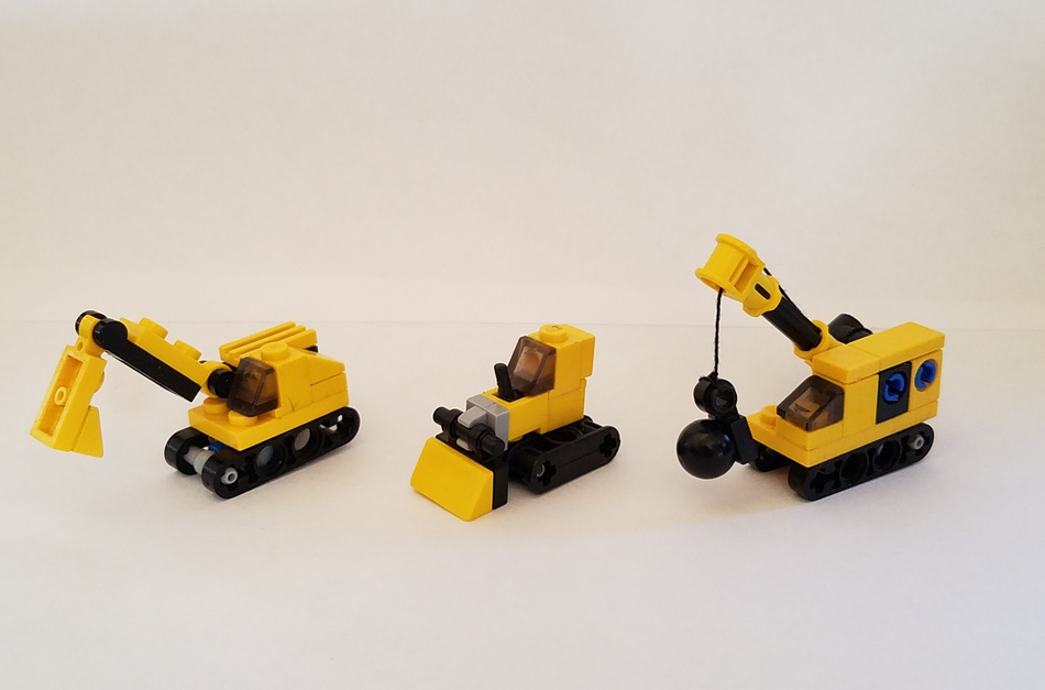 Lego 2025 mini excavator