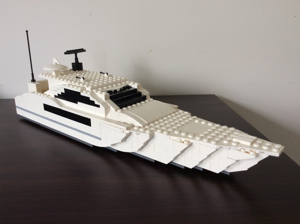 lego yacht