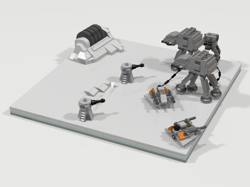 Battle of sale hoth micro build