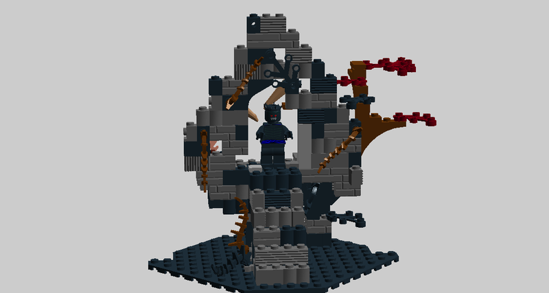 lego sauron moc