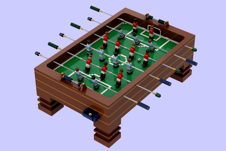 LEGO IDEAS Playable LEGO Foosball