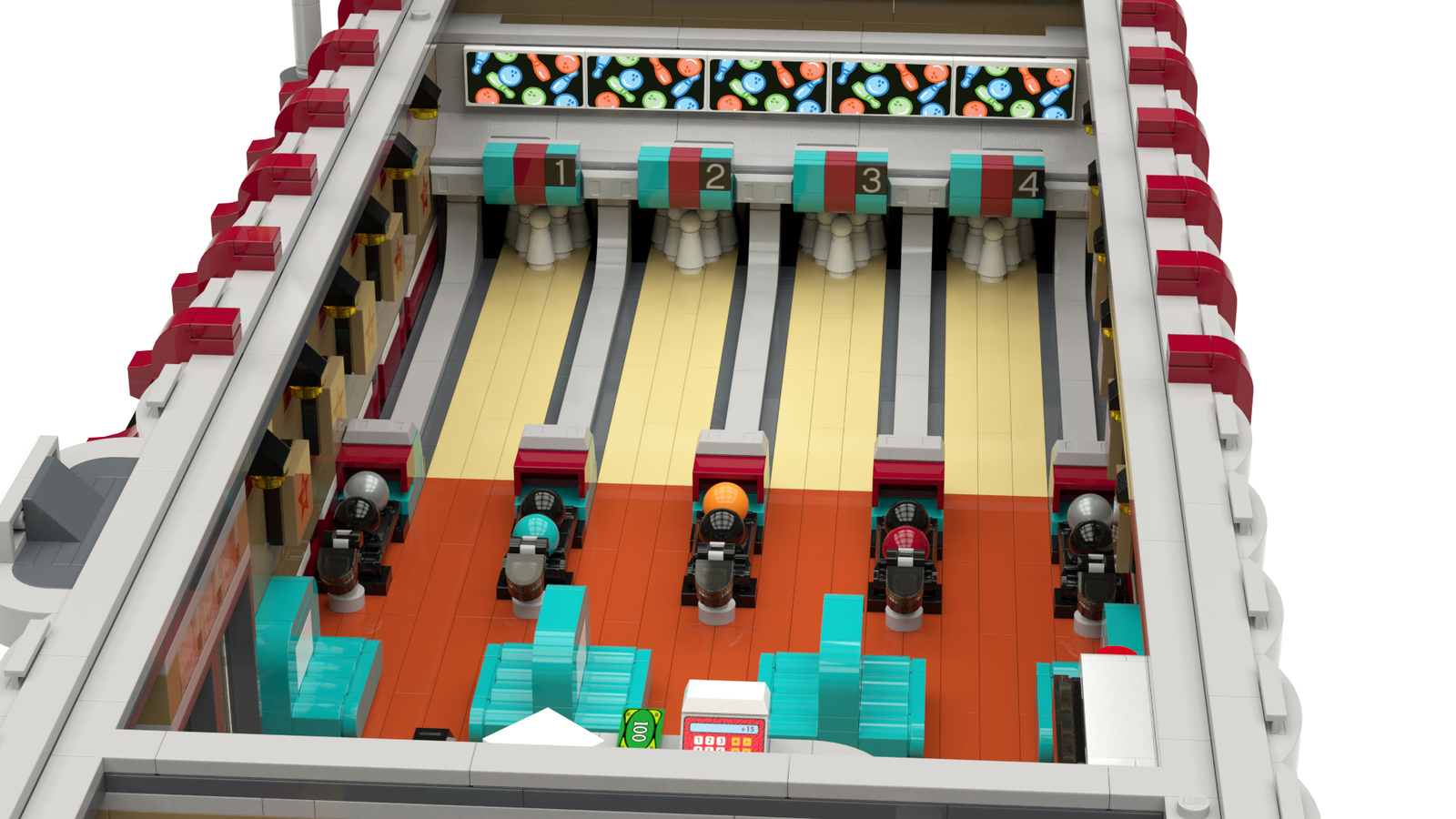 LEGO IDEAS - Blog - 10K Club avilabrick Hits a Strike The Retro Alley!