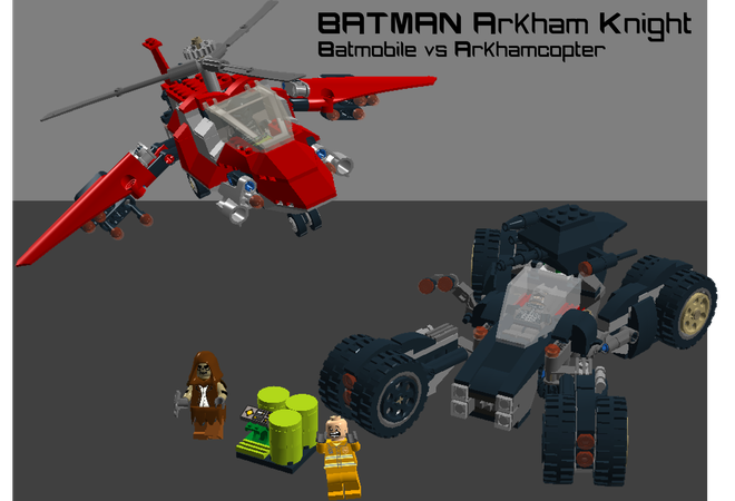 lego arkham batmobile