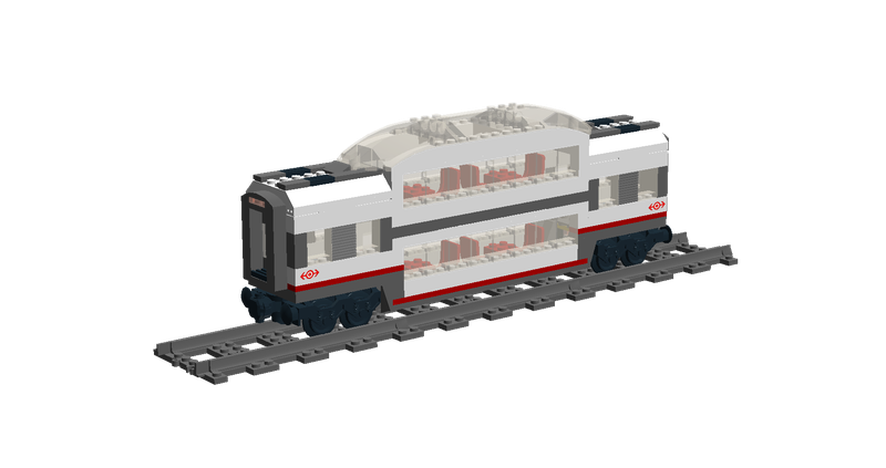high speed passenger train lego