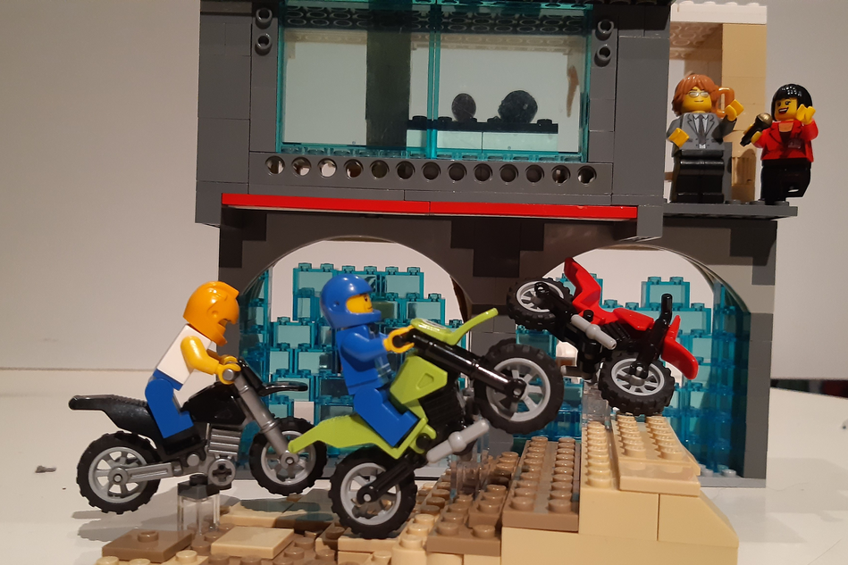 Motocross cheap lego set