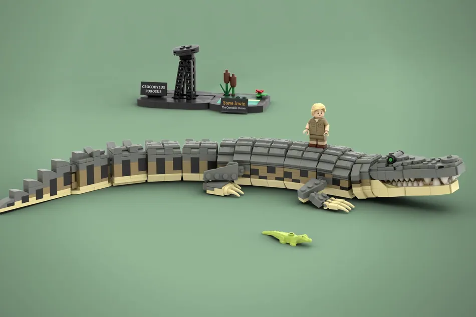 LEGO Ideas Steve Irwin Majestic Crocodile Achieves 10 000