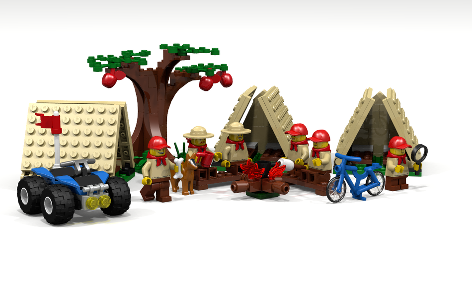 Lego store set camping