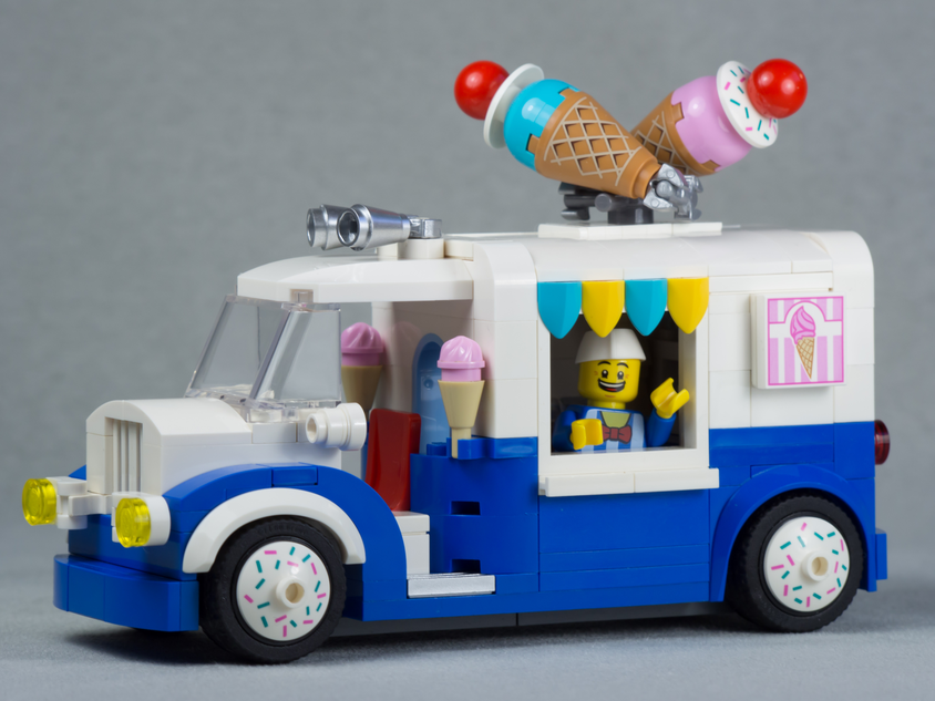 Lego ice best sale cream car