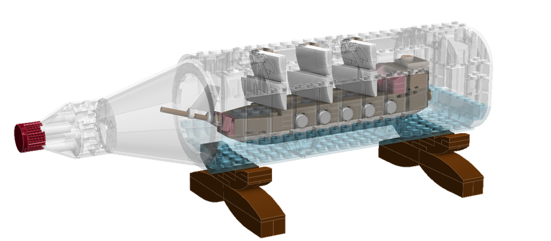 lego ideas ship in bottle
