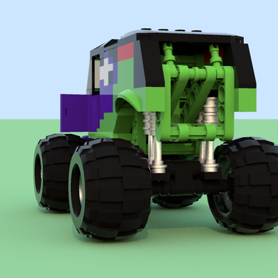 grave digger lego set