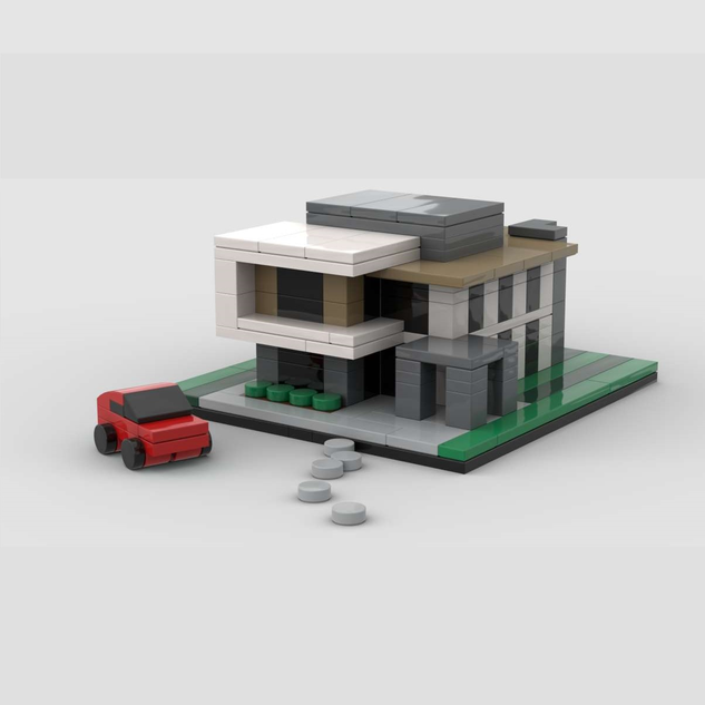 Lego discount modern house