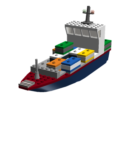 lego container ship