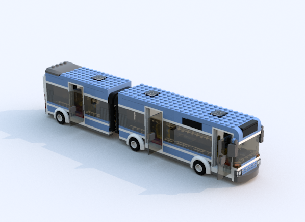 Lego hot sale articulated bus