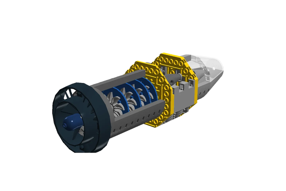 Turbojet Engine (Gas Turbine) Model Eisco Labs ubicaciondepersonas