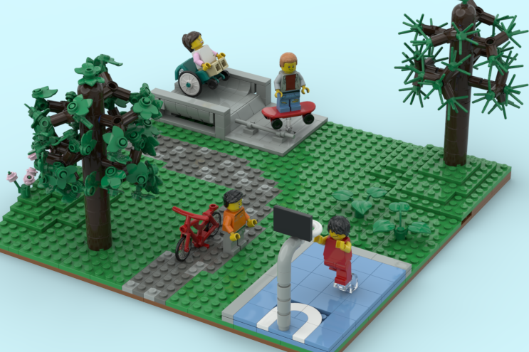 Lego park hot sale