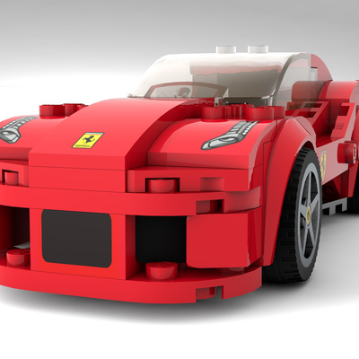 Lego Ideas Ferrari 488 Gtb Speed Champions