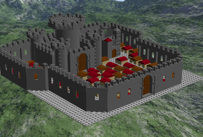 lego medieval city