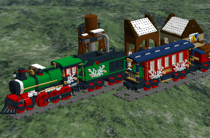 Lego xmas online train