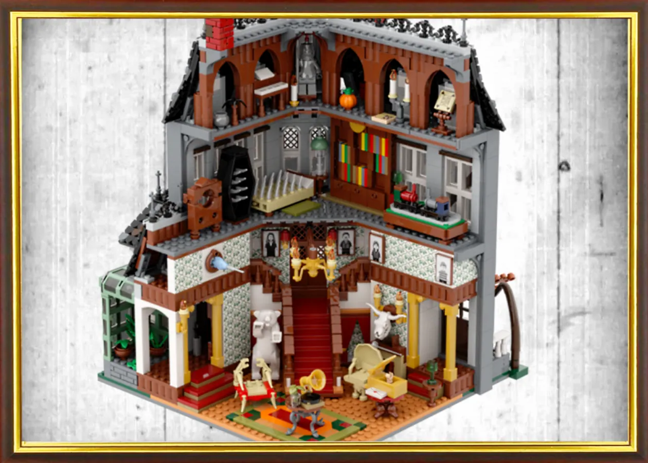 Lego addams hot sale family