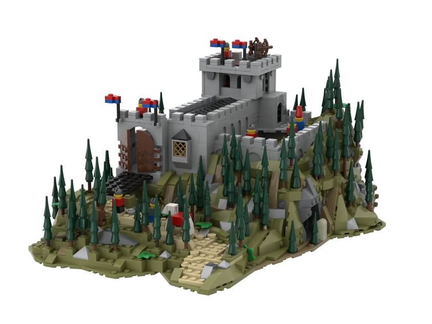 LEGO IDEAS 90th Anniversary Castle Theme Celebrations Micro 6091 King s Mountain Fortress