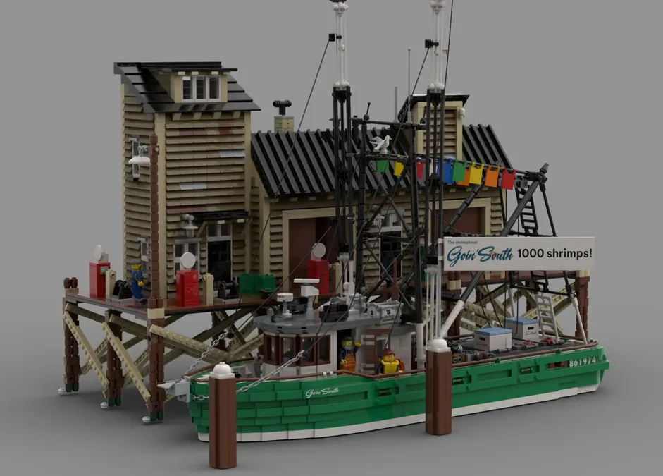 LEGO IDEAS - The Shrimp Boat Goin'South