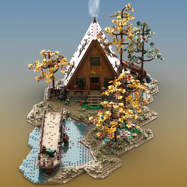 Lego store cabin moc