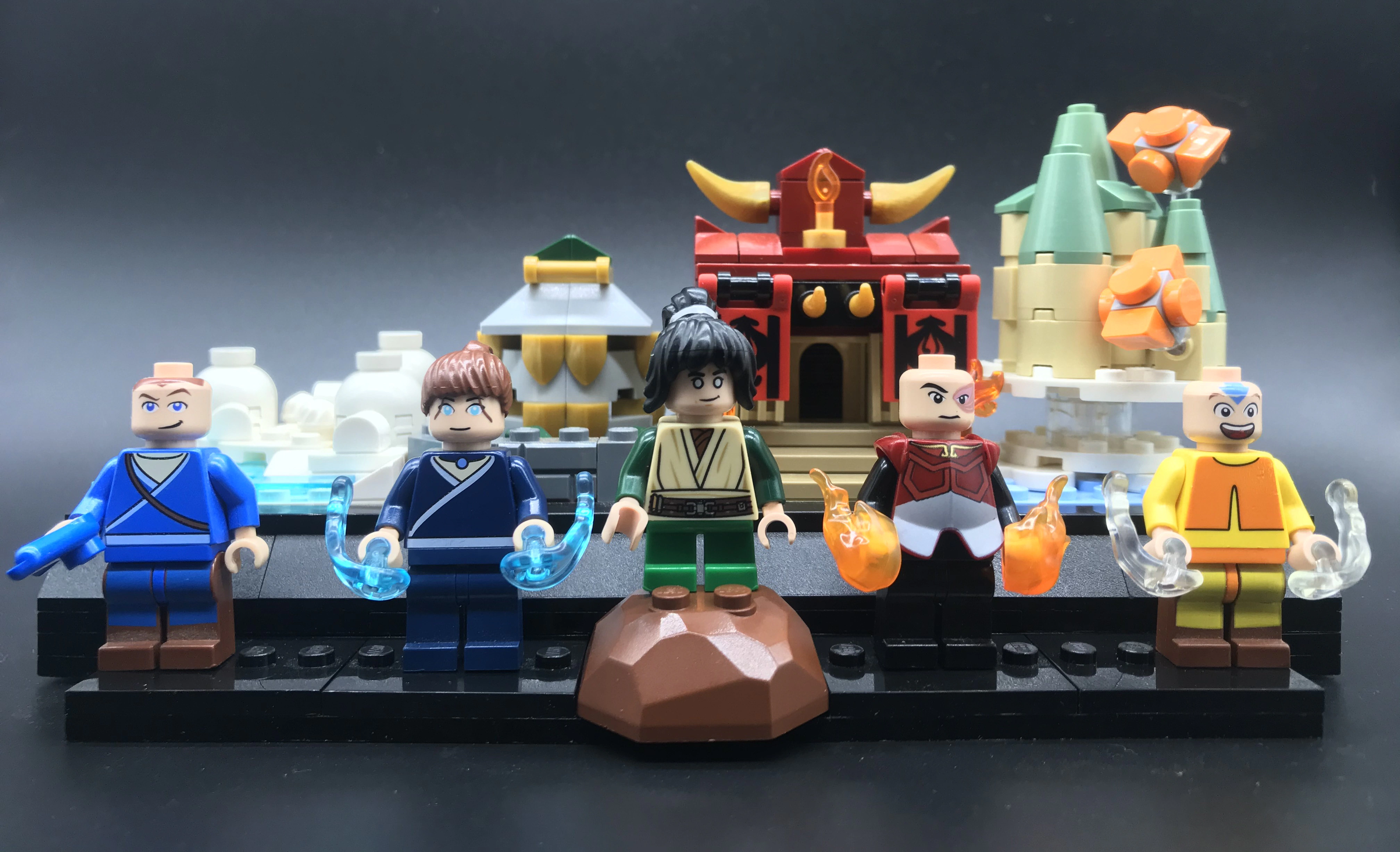 Avatar: The Last Airbender Elemental Kingdoms Miniature Skyline | LEGO ...