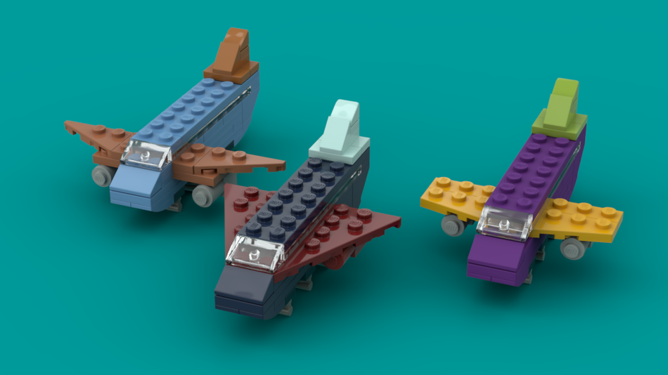 Lego classic 10698 airplane deals