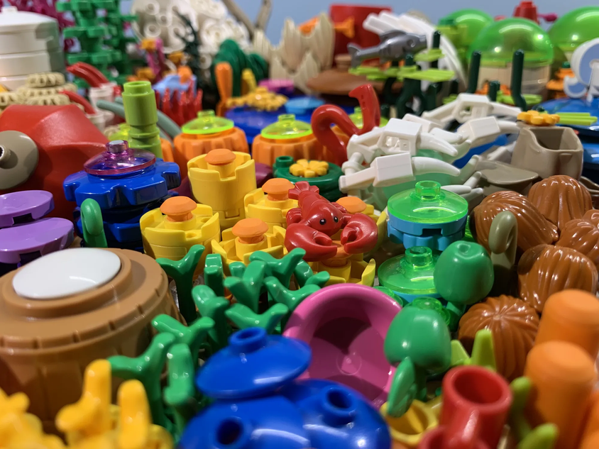 Lego coral piece sale