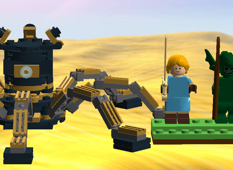 Lego Ideas The Legend Of Zelda Guardian Attack
