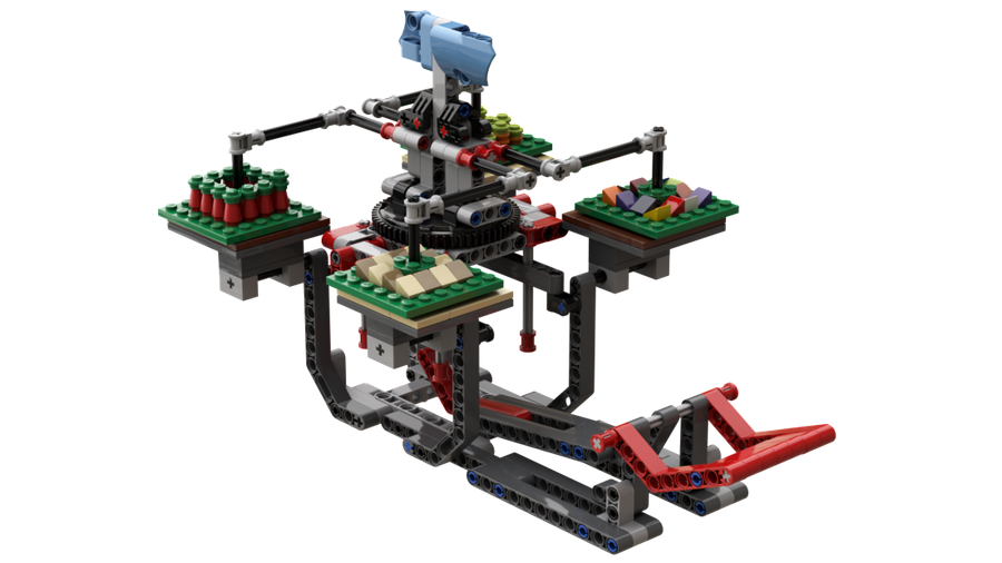 Catapult Rotating Base - LEGO Mindstorms construction for a