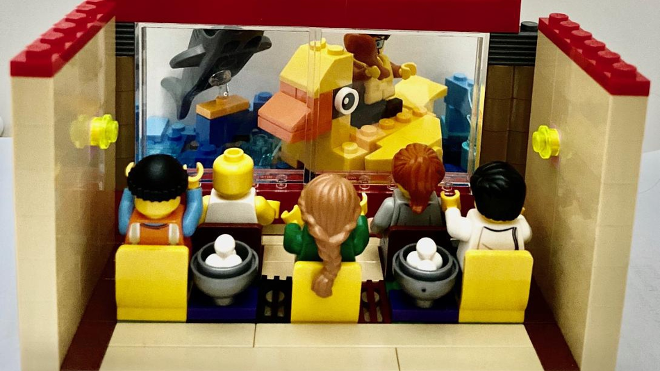 Rubber discount duck lego