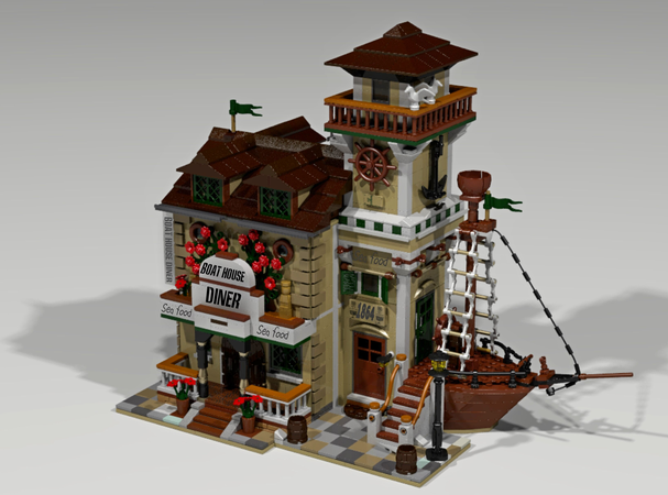 lego boathouse