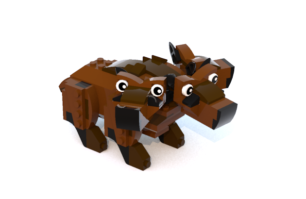 lego three headed dog