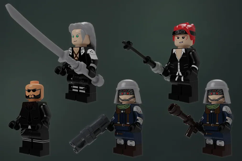 Lego final fantasy discount 7