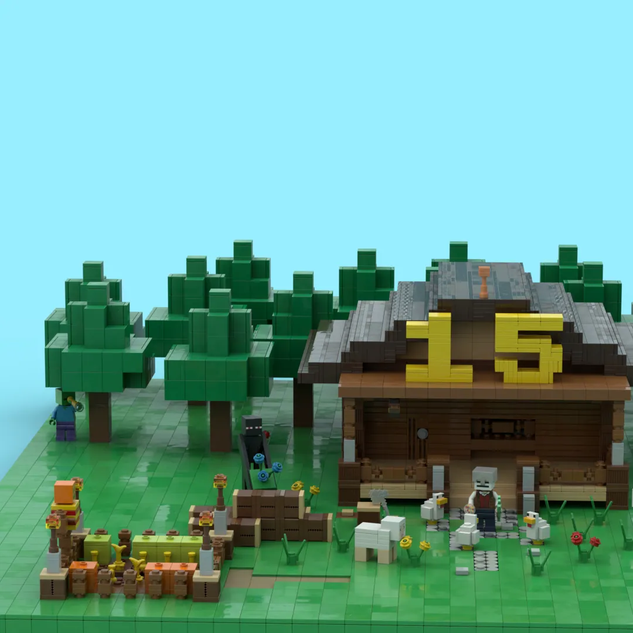 LEGO IDEAS Build your Minecraft memories Turned My Minecraft Base Into LEGO