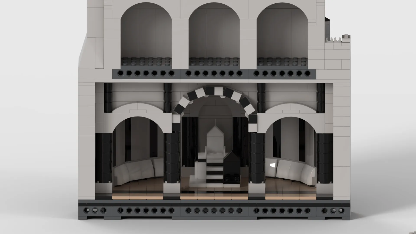 Minas Tirith  Lego architecture, Lego worlds, Lego room