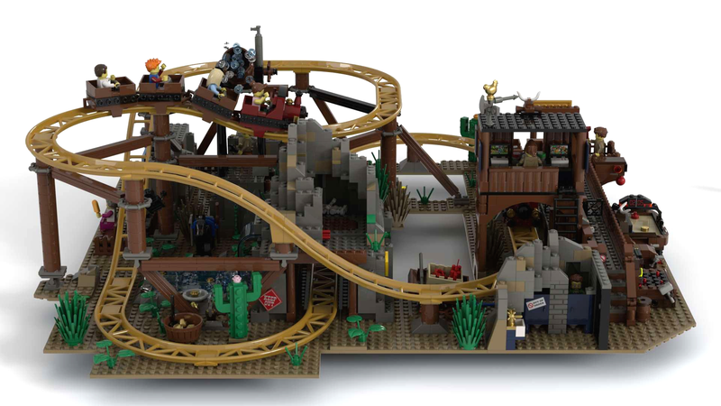 lego-roller-coaster-in-museum