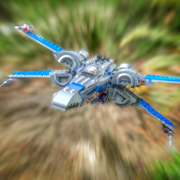 LEGO IDEAS Star Wars Toy Photography X Wing Attack