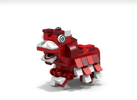 Lego chinese new cheap year dragon dance