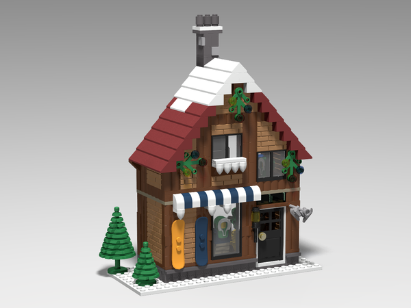 lego winter village moc