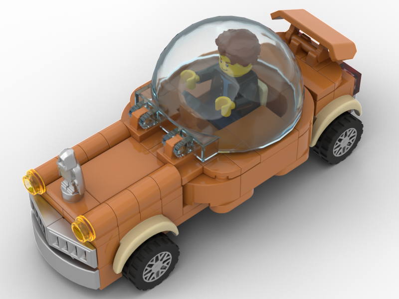 LEGO IDEAS - Build a Vintage car to cruise the streets of LEGO® Modular  Buildings! - Bubble Madness