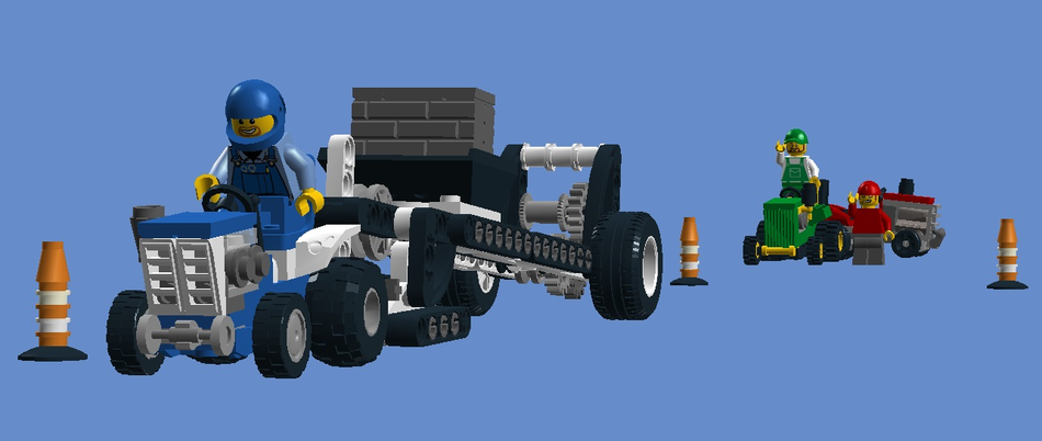 Lego mini online tractor