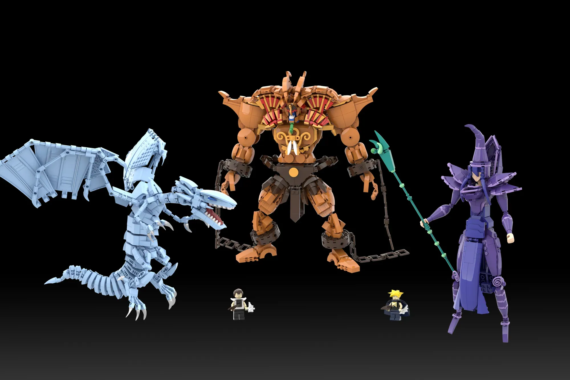 lego yugioh cards Lightning, Dragon Ruler of Drafts Collectors Edition display model : r/yugioh Yu-Gi-Oh! Announces Official Lego Project