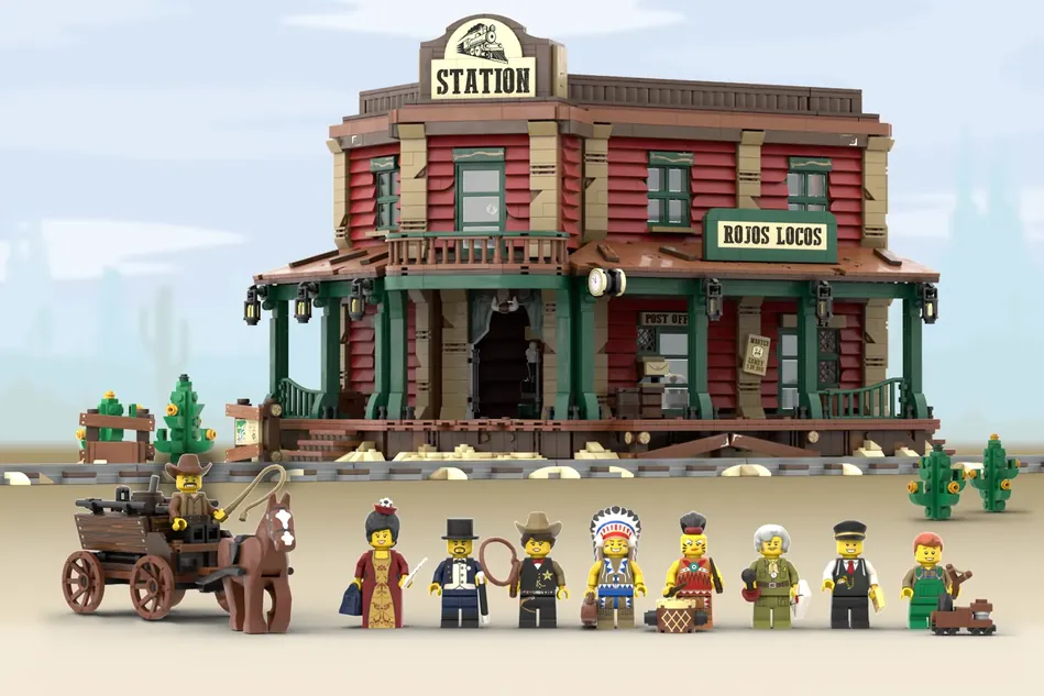 Lego old hot sale west