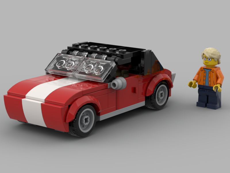 Lego two best sale seater car