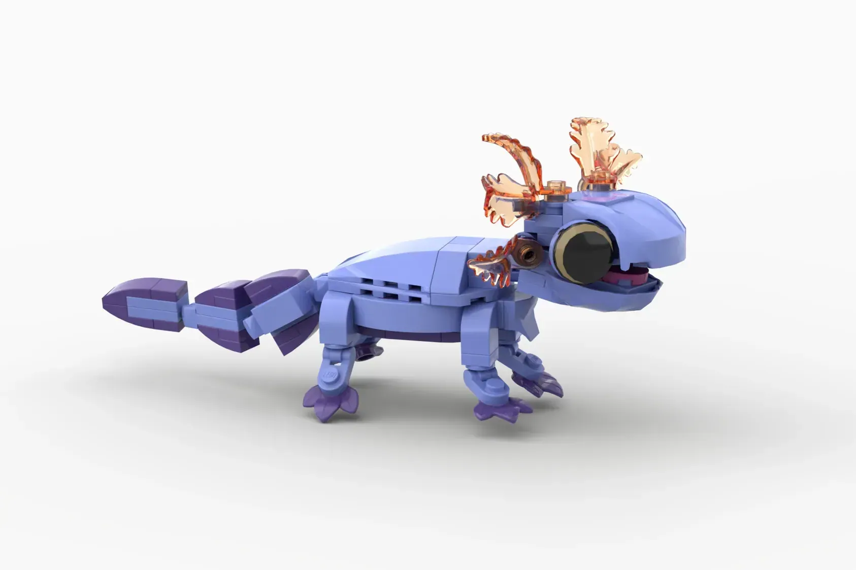 The Elusive Blue Axolotl LEGO® Ideas