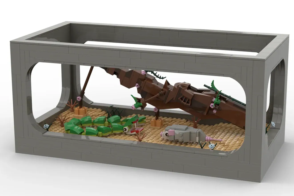 LEGO IDEAS Reptile Tank Green Mamba