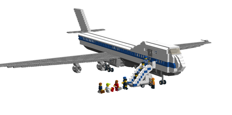lego boeing 747 set