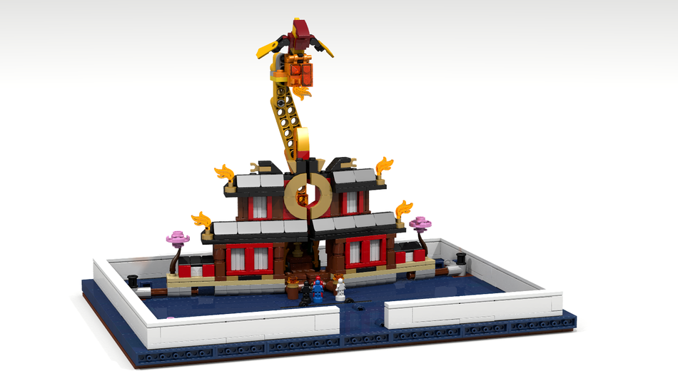 Lego ninjago the fire 2024 temple